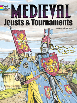 Paperback Medieval Jousts and Tournaments Coloring Book