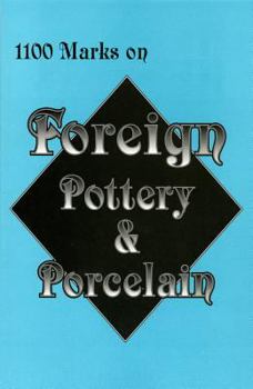 Paperback 1100 Marks on Foreign Pottery & Porcelain Book