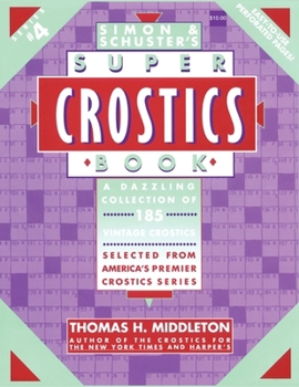 Paperback Simon & Schusters Super Crostics # 4 Book