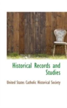 Hardcover Historical Records and Studies Book