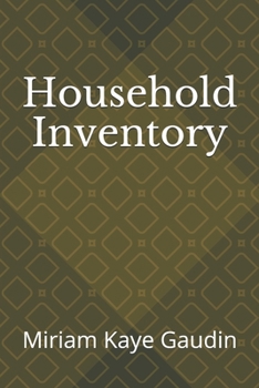 Paperback Household Inventory List Book