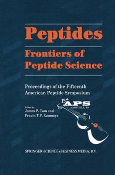 Paperback Peptides: Frontiers of Peptide Science Book