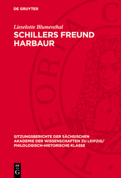 Hardcover Schillers Freund Harbaur [German] Book