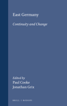 Paperback East Germany: Continuity and Change Book