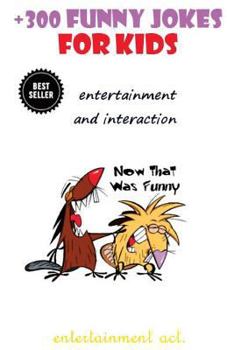 Paperback +300 Funny Jokes for Kids Book