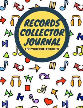 Paperback Records Collector Journal: Log Your Collectibles Book