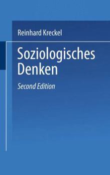Paperback Soziologisches Denken: Eine Kritische Einführung [German] Book