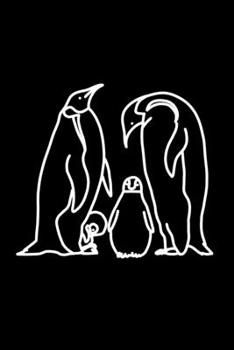 Penguin Family Notebook: Dot Grid Paper Pages Journal 6 x 9 Inches (15,2 x 22,9 cm) – Animal Art Gift Idea – Diary, Photo Album or Recipes Booklet (ANIMAL PRINT)