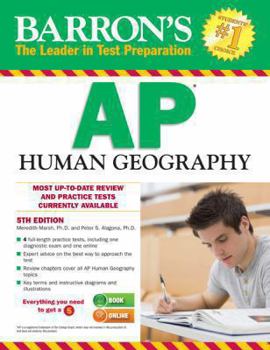 Paperback Barron's AP Human Geography Book