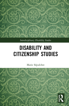 Hardcover Disability and Citizenship Studies Book