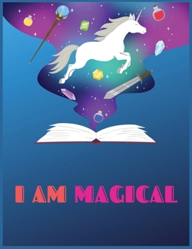 Paperback I Am Magical: Writing Journal Lined, Diary, Notebook for Men, Women & kids Book