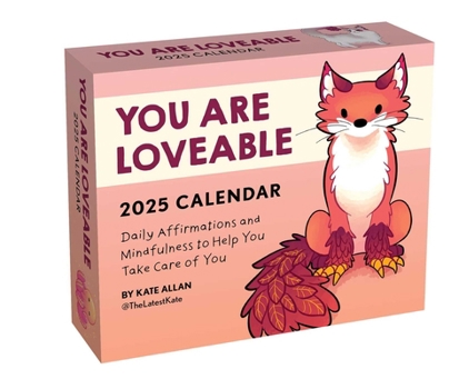 Calendar Kate Allan 2025 Day-To-Day Calendar: You Are Lovable Book