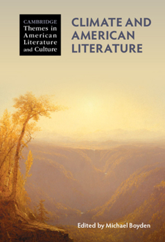 Hardcover Climate and American Literature Book
