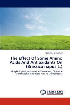 Paperback The Effect Of Some Amino Acids And Antioxidants On (Brassica napus L.) Book