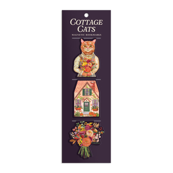 Misc. Cottage Cats Magnetic Bookmarks Book