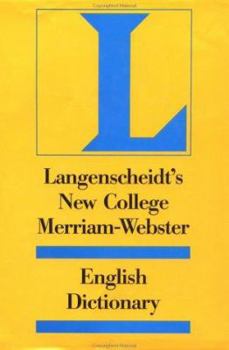 Hardcover New College Dictionary Webster Book