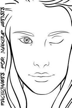 Paperback Facecharts for Makeup Artists: Shelby Book