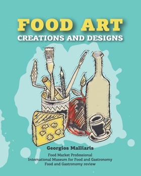 Paperback FOOD ART Creations & Designs Book