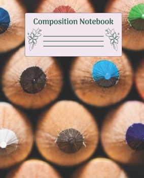 Paperback Composition Notebook: Wide Ruled Notebooks Paper - Composition Notebook (Diary, Journal) 7.5x9.25in 110 Pages Wide Ruled Notebooks Paper Book