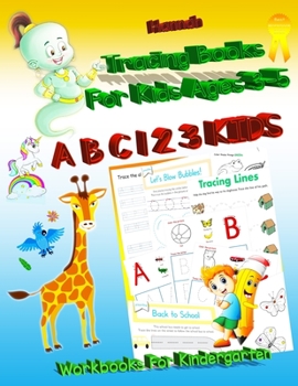 Paperback Tracing Books For Kids Ages 3-5: Practice for Kids with Pen Control, Line Tracing, Letters, and More! (Kids coloring activity books) Book