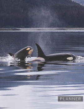 Planner: Whale 2 Year Weekly Planning Organizer | 2020 - 2021 | January 20 - December 21 | Writing Notebook | Productive Datebook Calendar Schedule | Plan Days, Set Goals & Get Stuff Done