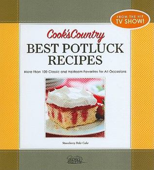 Spiral-bound Cook's Country Best Potluck Recipes: More Than 100 Classic and Heirloom Favorites for All Occasions Book