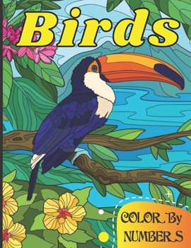 Paperback Birds Color By Numbers: The activity of painting with numbers is really simple and does not require special artistic skills. Make the picture Book