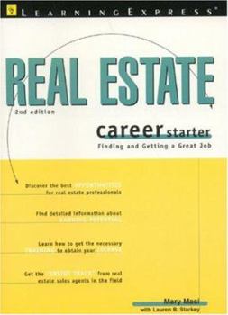 Paperback Real Estate Career Starter: Finding and Getting a Great Job Book