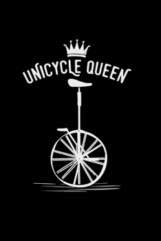 Paperback unicycle queen: 6x9 Unicycle - blank with numbers paper - notebook - notes Book