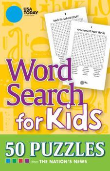 Paperback USA Today Word Search for Kids: 50 Puzzles Book