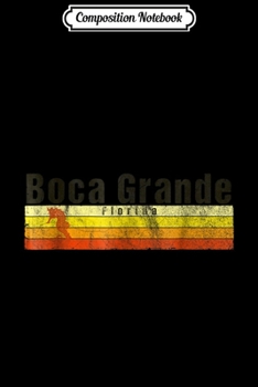 Composition Notebook: Boca Grande FL Vintage Style Seahorse  Journal/Notebook Blank Lined Ruled 6x9 100 Pages