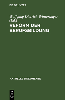 Hardcover Reform der Berufsbildung [German] Book