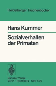 Paperback Sozialverhalten Der Primaten [German] Book