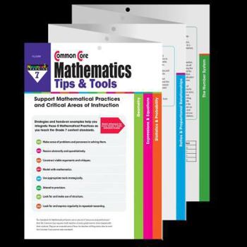 Paperback Common Core Mathematics Tips & Tools Grade 7 Teacher Resource Book