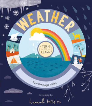 Hardcover Turn and Learn: Weather Book