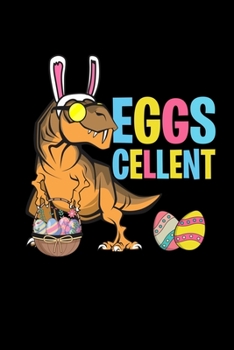 Notizbuch: Kalender 2020 Ostern Eier T-Rex Dino Hasenohren Lustig Geschenk 120 Seiten, 6X9 (Ca. A5), Jahres-, Monats-, Wochen- & Tages-Planer (German Edition)