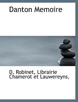 Paperback Danton Memoire [French] Book