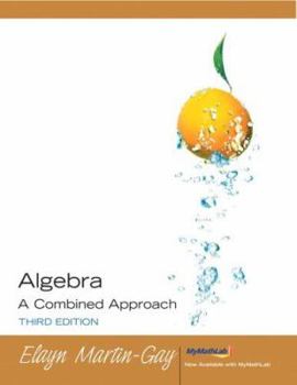 Paperback Algebra a Combined Approach [With CDROM] Book