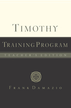 Paperback Timothy Training Program - Teacher Edition Book