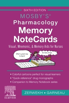 Spiral-bound Mosby's Pharmacology Memory Notecards: Visual, Mnemonic, and Memory AIDS for Nurses Book