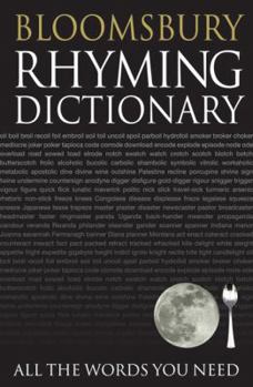Paperback Bloomsbury Rhyming Dictionary Book