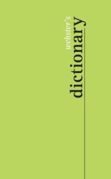 Paperback Webster's Dictionary Book
