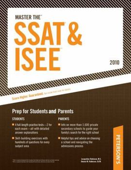 Paperback Master the Ssat* & Isee**: Prep for Students and Parents Book