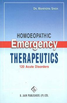 Paperback Homoeopathic Emergency Therapeutics Book