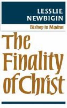 Paperback The Finality of Christ Book