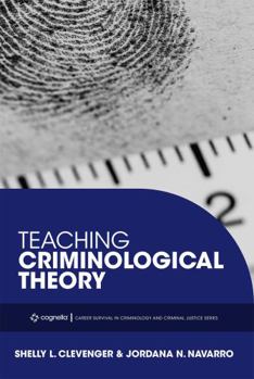 Paperback Teaching Criminological Theory Book