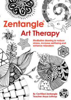 Paperback Zentangle Art Therapy Book