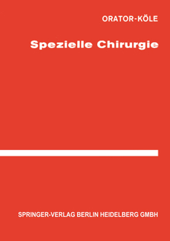 Paperback Spezielle Chirurgie [German] Book