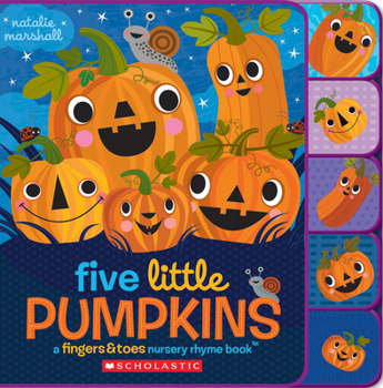 Board book Five Little Pumpkins: A Fingers & Toes Nursery Rhyme Book