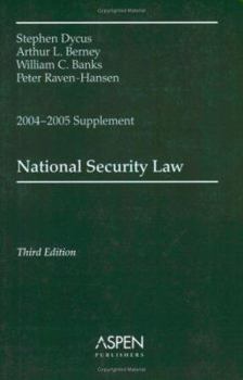 Paperback National Security Law Supplement Book